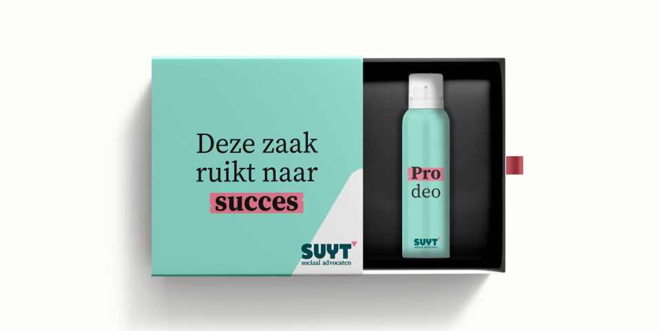 Deze zaak ruikt naar succes, Suyt Sociaal, deodorant, marketing, branding.