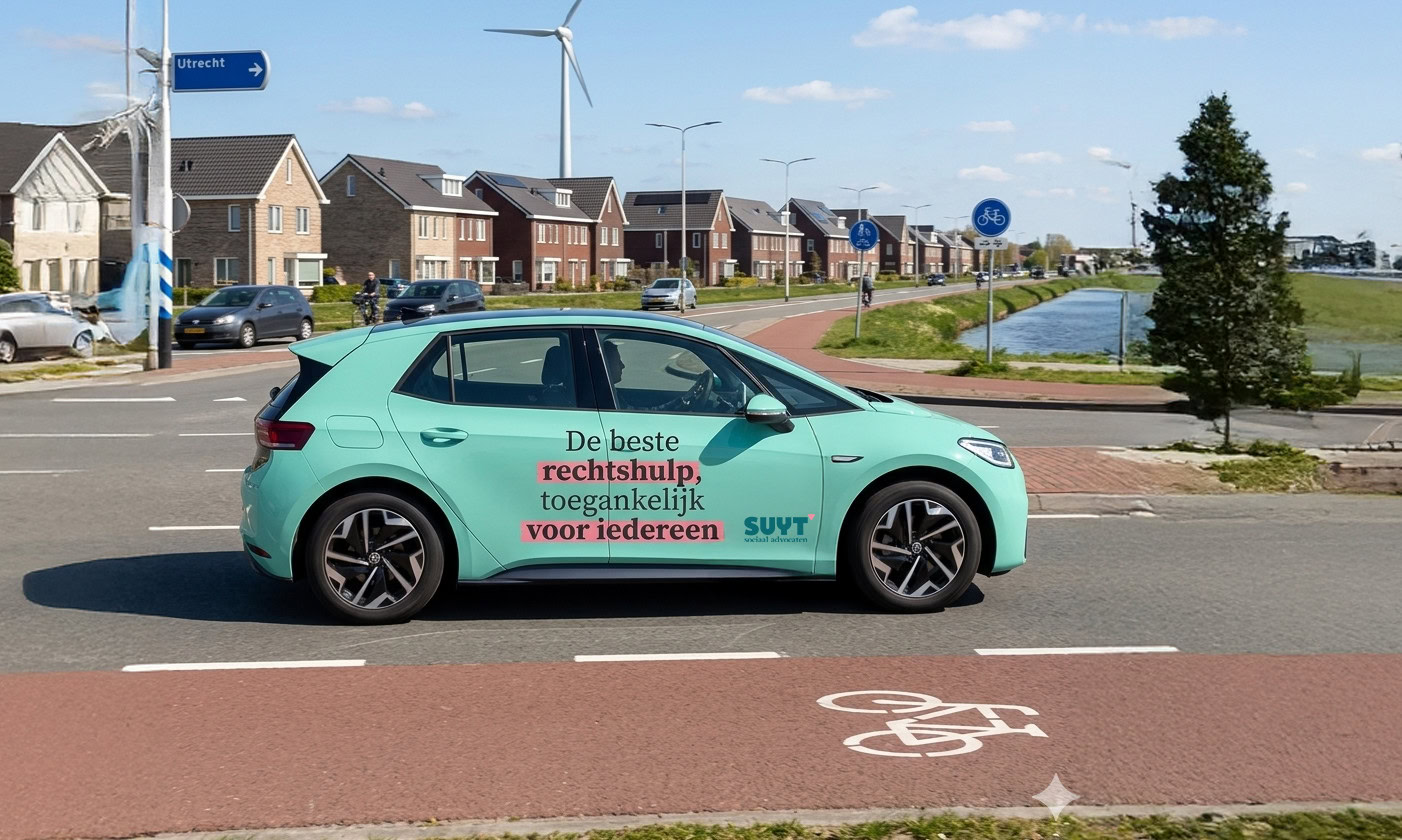 De beste rechtshulp toegankelijk voor iedereen, Suyt Sociaal, juridisch advies auto.
